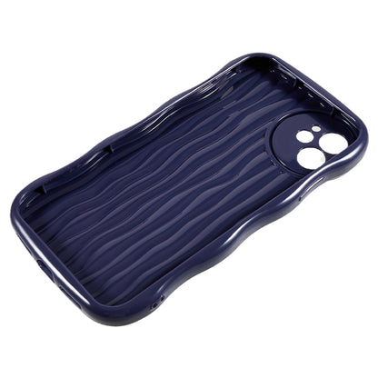 For iPhone 12 6.1 inch Anti-Fall Soft TPU Phone Case Wavy Edge Protective Cover