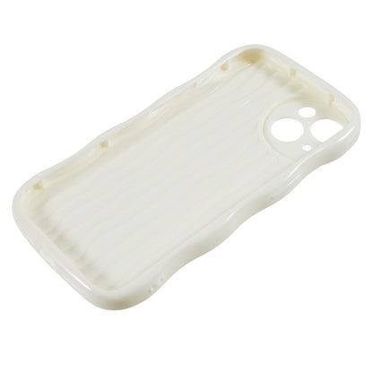 Phone Case for iPhone 14 Plus Anti-Fall Soft TPU Protective Cover Wavy Edge Phone Shell