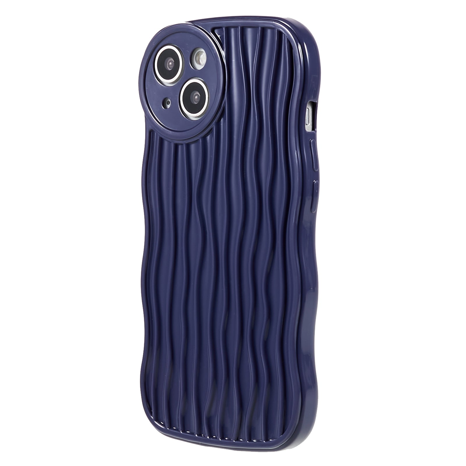 Anti-Drop Phone Case for iPhone 14 Wavy Edge Soft TPU Cover Protective Phone Shell