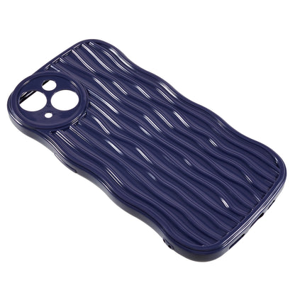 Anti-Drop Phone Case for iPhone 14 Wavy Edge Soft TPU Cover Protective Phone Shell