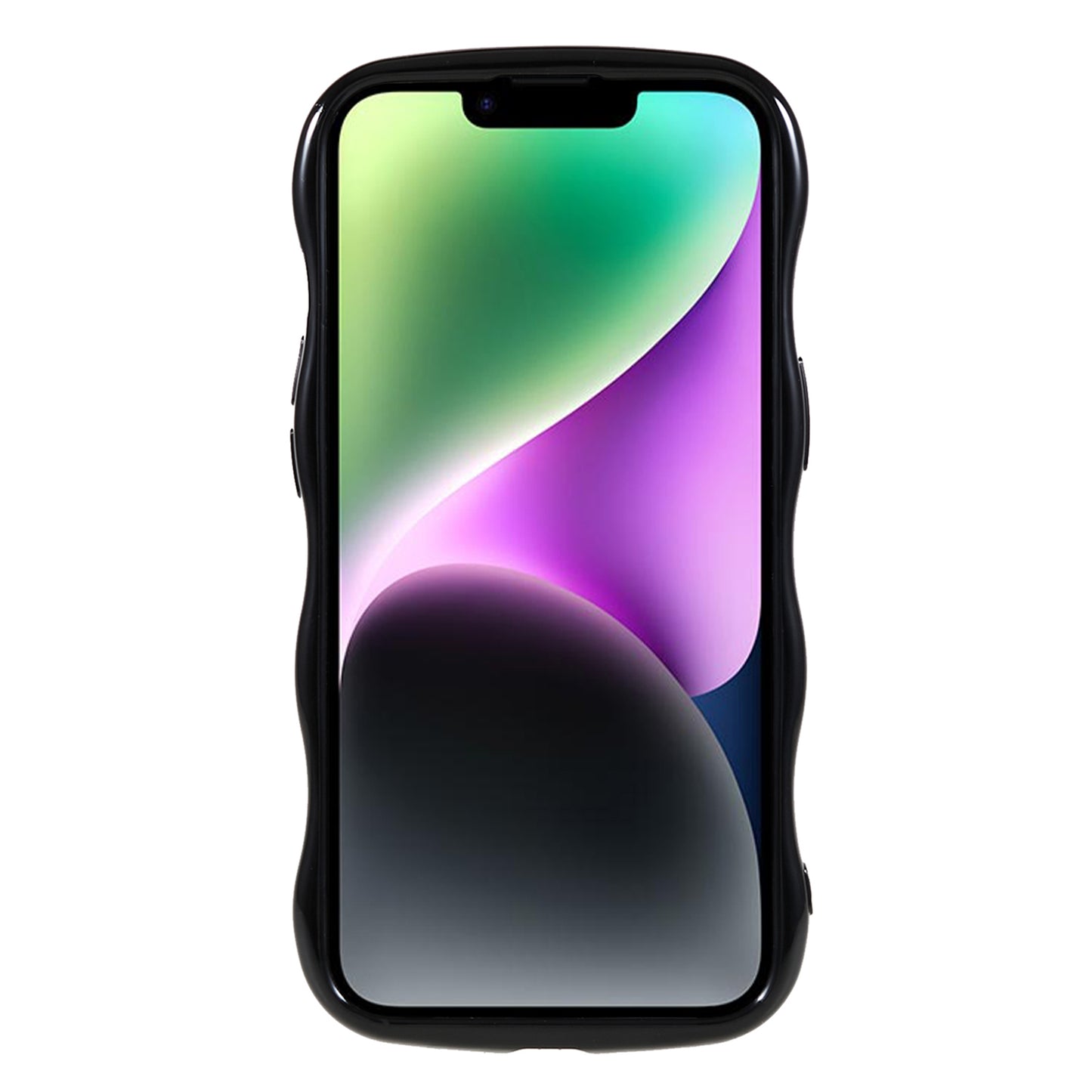 Anti-Drop Phone Case for iPhone 14 Wavy Edge Soft TPU Cover Protective Phone Shell