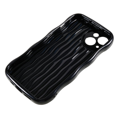 Anti-Drop Phone Case for iPhone 14 Wavy Edge Soft TPU Cover Protective Phone Shell