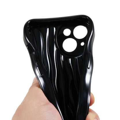 Anti-Drop Phone Case for iPhone 14 Wavy Edge Soft TPU Cover Protective Phone Shell