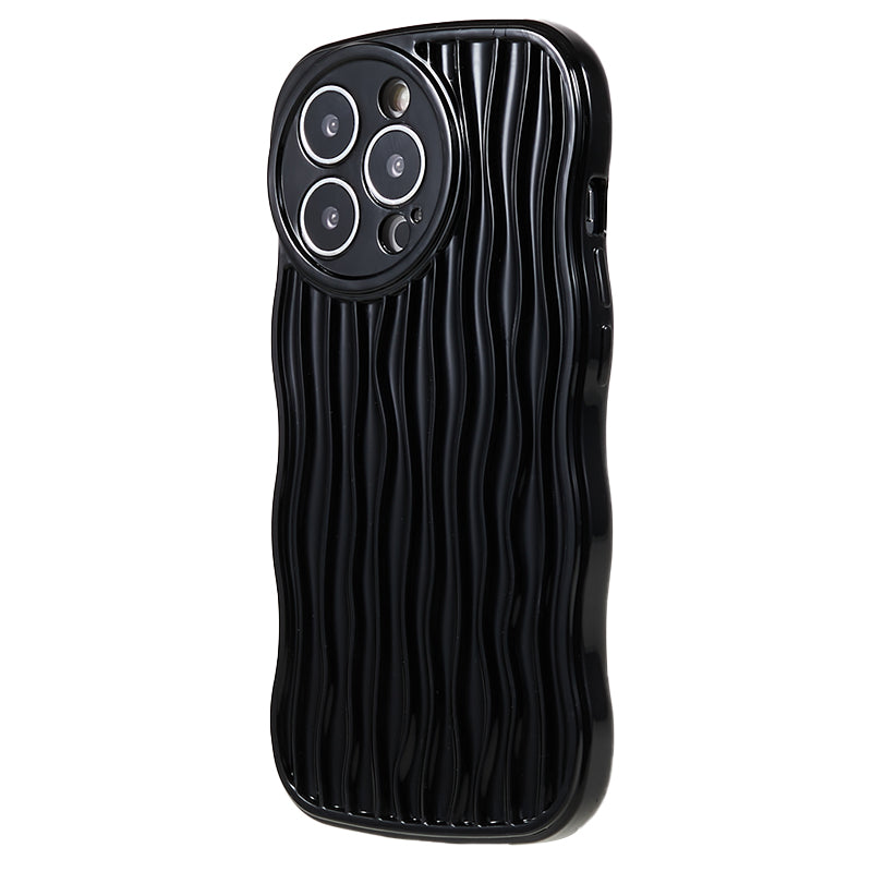 Phone TPU Case for iPhone 13 Pro , Wavy Edge Anti-drop Cell Phone Cover