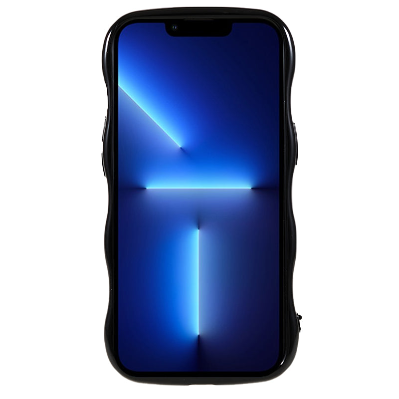 Phone TPU Case for iPhone 13 Pro , Wavy Edge Anti-drop Cell Phone Cover