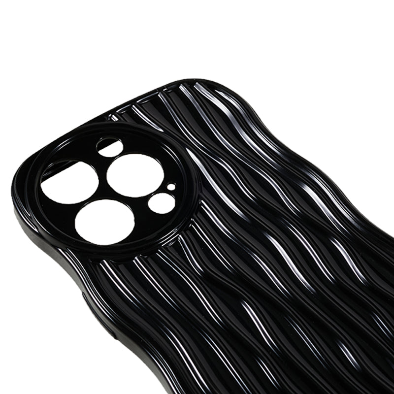 Phone TPU Case for iPhone 13 Pro , Wavy Edge Anti-drop Cell Phone Cover