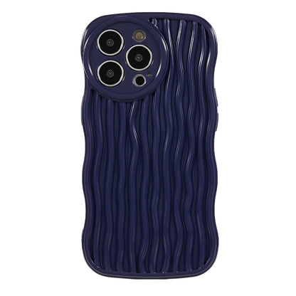 Phone TPU Case for iPhone 13 Pro , Wavy Edge Anti-drop Cell Phone Cover