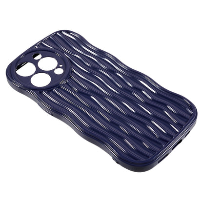 Phone TPU Case for iPhone 13 Pro , Wavy Edge Anti-drop Cell Phone Cover