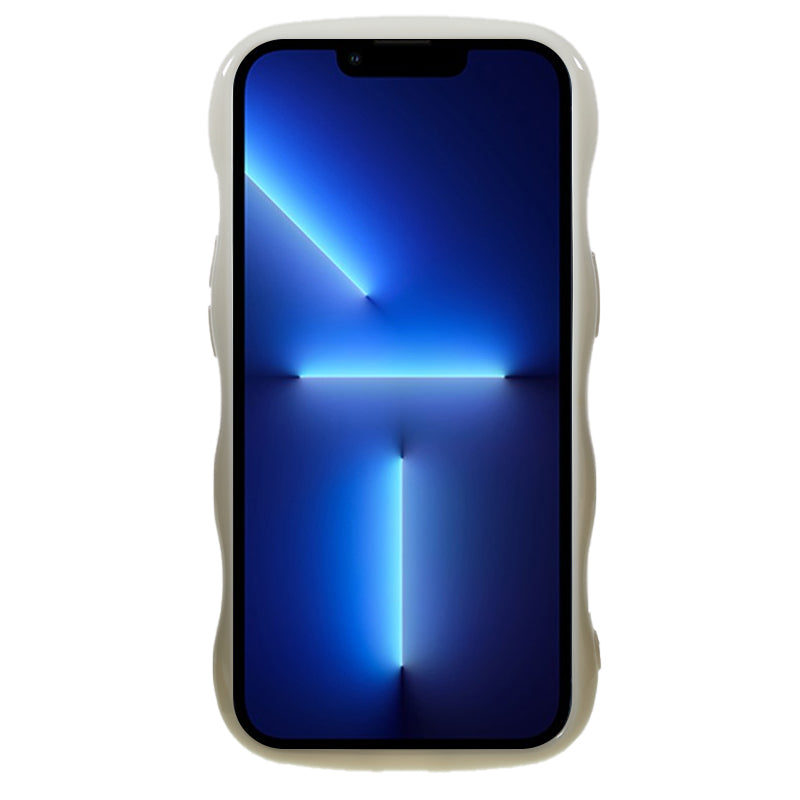 Phone TPU Case for iPhone 13 Pro , Wavy Edge Anti-drop Cell Phone Cover