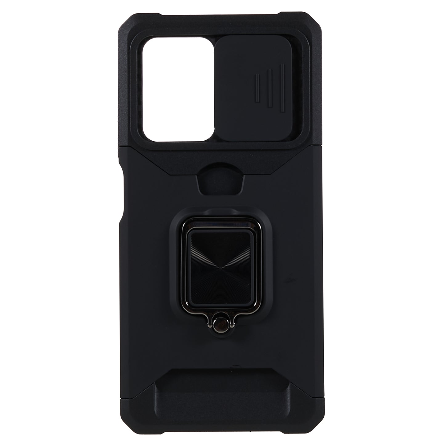 PC+TPU Phone Case for Xiaomi Redmi Note 12 Pro 5G / Note 12 Pro Speed 5G / Poco X5 Pro 5G , Lens Protection Kickstand Back Cover with Card Holder