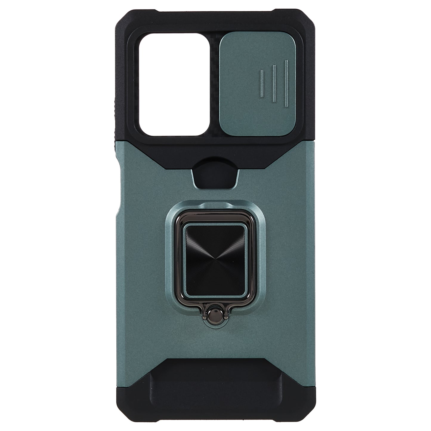 PC+TPU Phone Case for Xiaomi Redmi Note 12 Pro 5G / Note 12 Pro Speed 5G / Poco X5 Pro 5G , Lens Protection Kickstand Back Cover with Card Holder