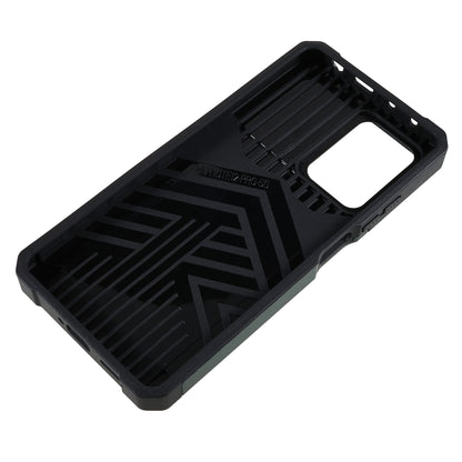 PC+TPU Phone Case for Xiaomi Redmi Note 12 Pro 5G / Note 12 Pro Speed 5G / Poco X5 Pro 5G , Lens Protection Kickstand Back Cover with Card Holder