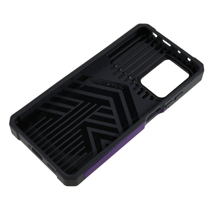 PC+TPU Phone Case for Xiaomi Redmi Note 12 Pro 5G / Note 12 Pro Speed 5G / Poco X5 Pro 5G , Lens Protection Kickstand Back Cover with Card Holder