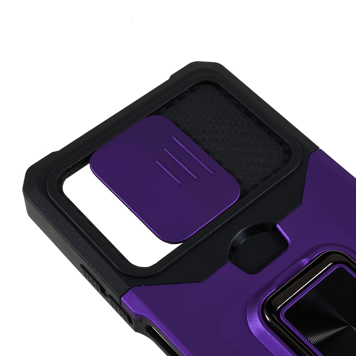 PC+TPU Phone Case for Xiaomi Redmi Note 12 Pro 5G / Note 12 Pro Speed 5G / Poco X5 Pro 5G , Lens Protection Kickstand Back Cover with Card Holder