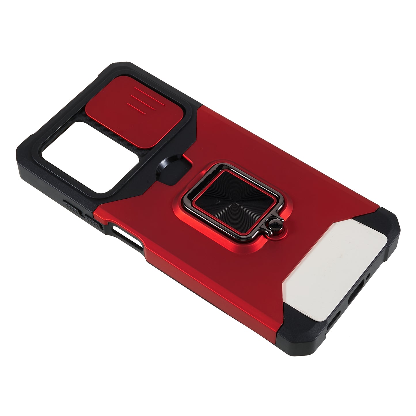 PC+TPU Phone Case for Xiaomi Redmi Note 12 Pro 5G / Note 12 Pro Speed 5G / Poco X5 Pro 5G , Lens Protection Kickstand Back Cover with Card Holder