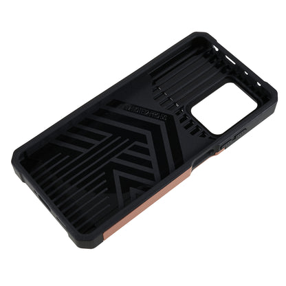 PC+TPU Phone Case for Xiaomi Redmi Note 12 Pro 5G / Note 12 Pro Speed 5G / Poco X5 Pro 5G , Lens Protection Kickstand Back Cover with Card Holder