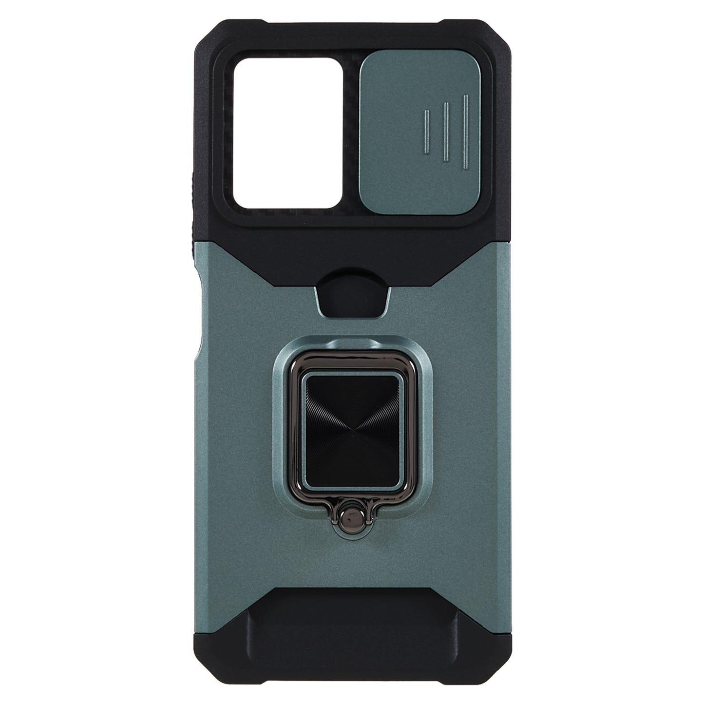 Kickstand Phone Case for Xiaomi Redmi Note 12 5G (China) / (India) / (Global) / Poco X5 5G , PC+TPU Card Holder Phone Cover with Slide Camera Lid