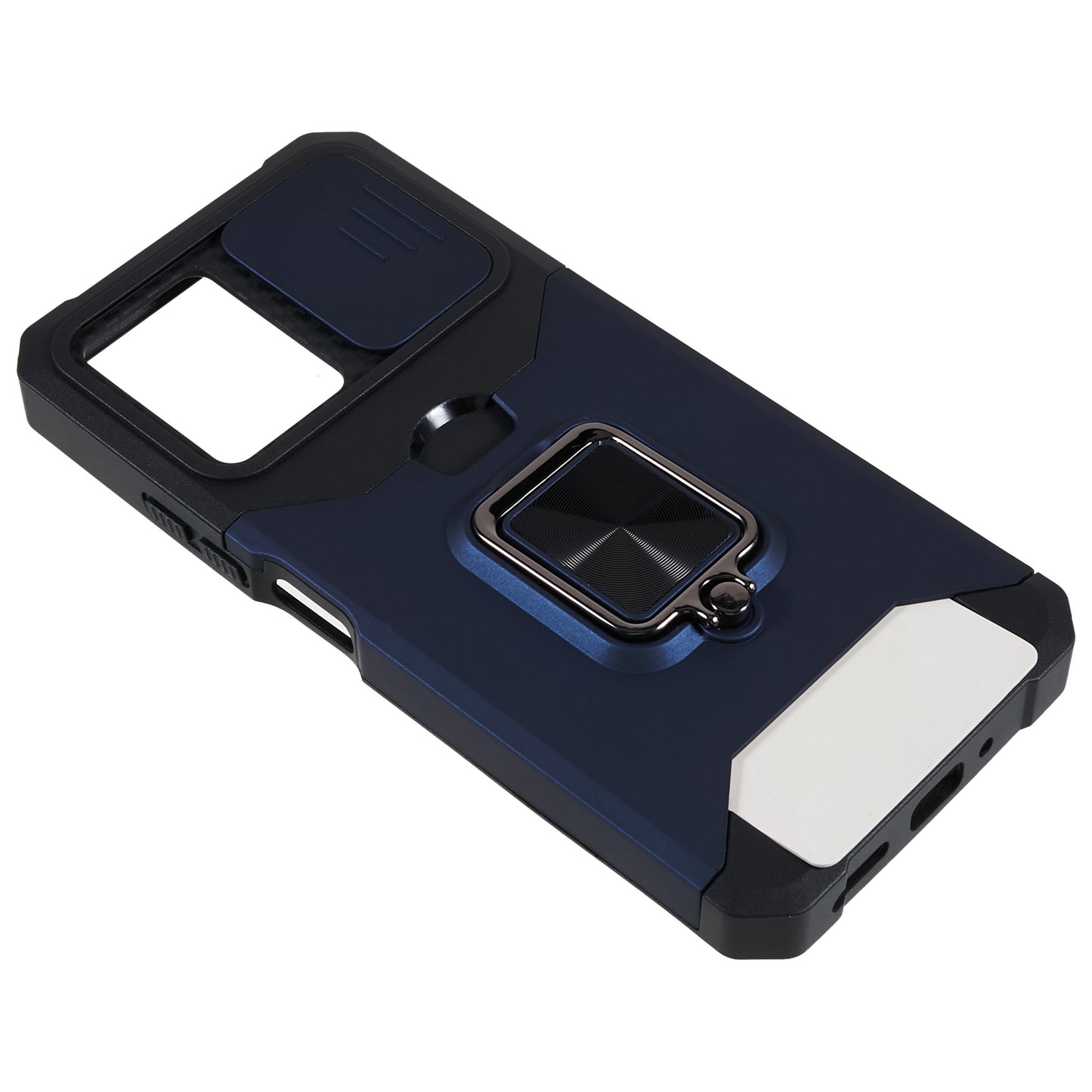 Kickstand Phone Case for Xiaomi Redmi Note 12 5G (China) / (India) / (Global) / Poco X5 5G , PC+TPU Card Holder Phone Cover with Slide Camera Lid