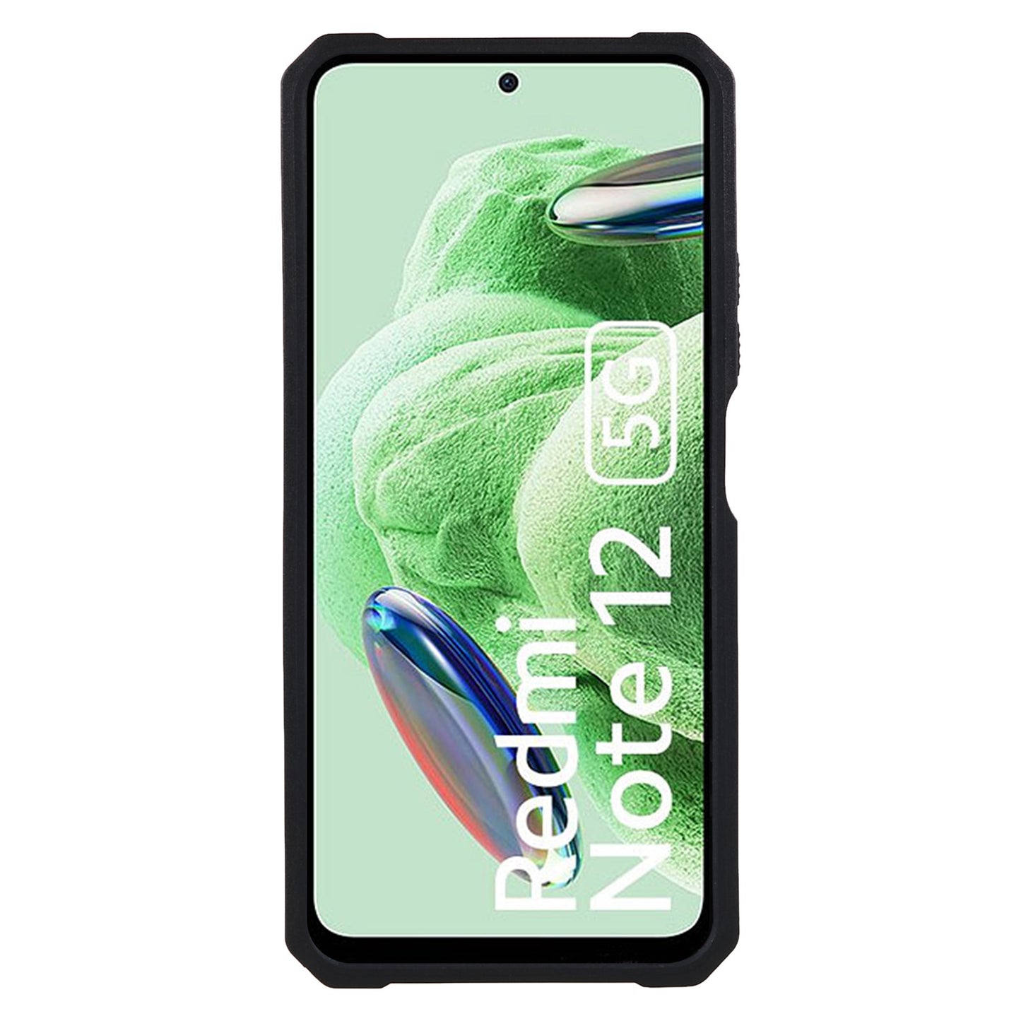 Kickstand Phone Case for Xiaomi Redmi Note 12 5G (China) / (India) / (Global) / Poco X5 5G , PC+TPU Card Holder Phone Cover with Slide Camera Lid