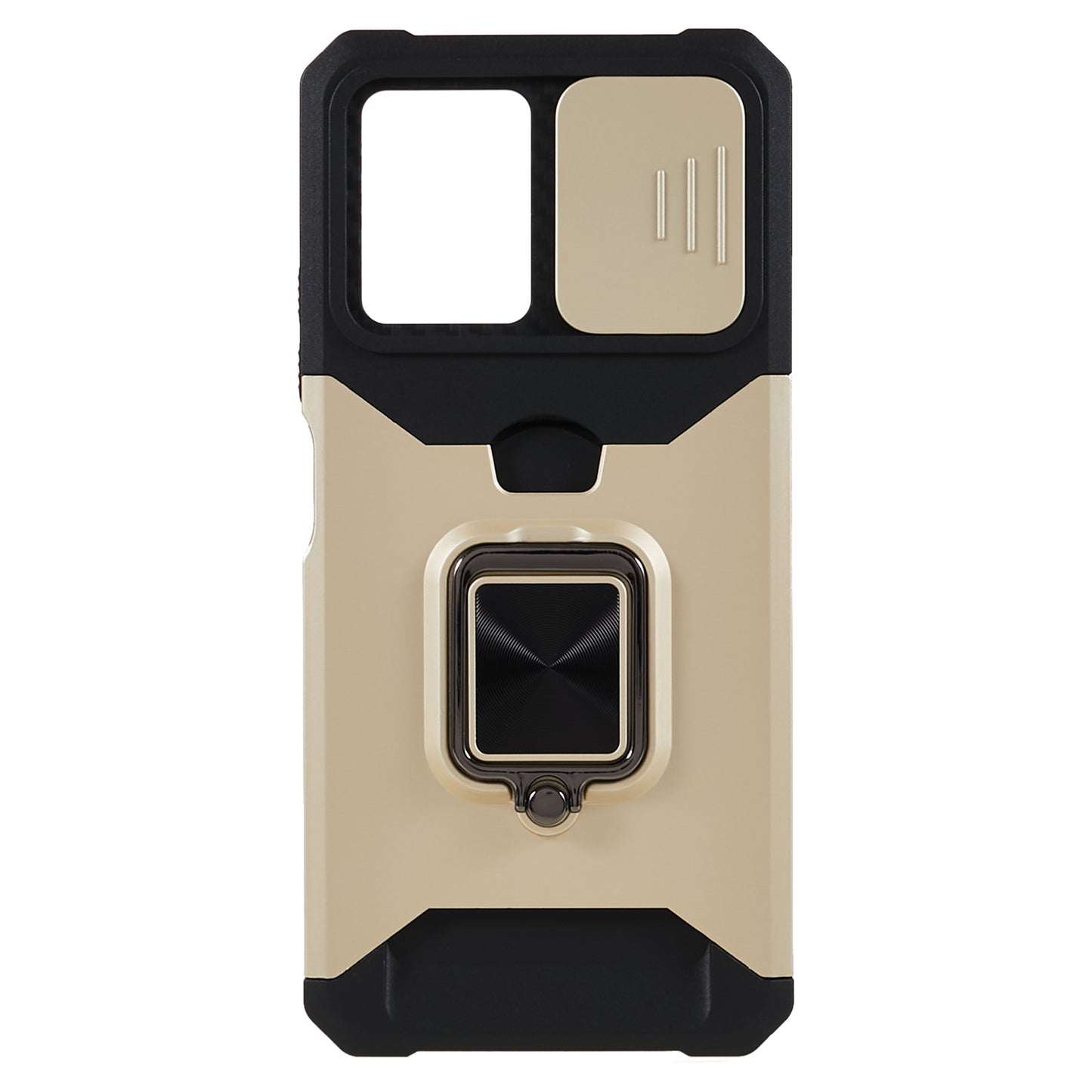 Kickstand Phone Case for Xiaomi Redmi Note 12 5G (China) / (India) / (Global) / Poco X5 5G , PC+TPU Card Holder Phone Cover with Slide Camera Lid