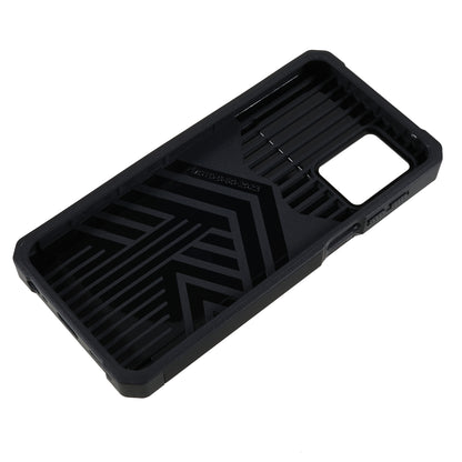 For Motorola Moto G 5G (2023) PC+TPU Card Holder Case Kickstand Anti-Scratch Phone Cover with Slide Camera Lid