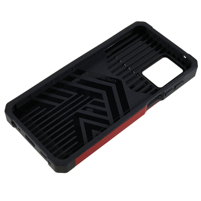 For Motorola Moto G 5G (2023) PC+TPU Card Holder Case Kickstand Anti-Scratch Phone Cover with Slide Camera Lid