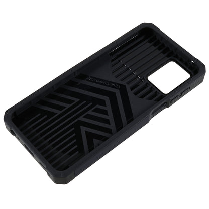 For Motorola Moto G 5G (2023) PC+TPU Card Holder Case Kickstand Anti-Scratch Phone Cover with Slide Camera Lid