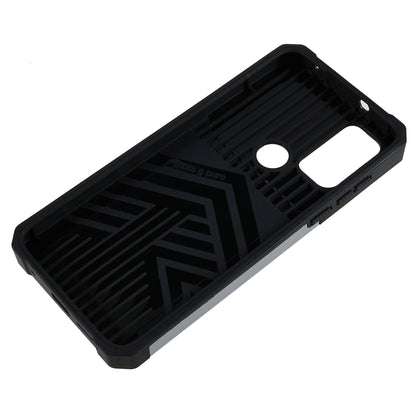For Motorola Moto G Play (2023) 4G Kickstand Card Holder Phone Case Slide Lens Protection PC+TPU Phone Cover