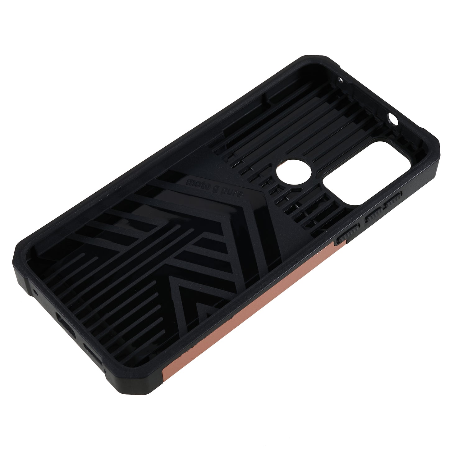 For Motorola Moto G Play (2023) 4G Kickstand Card Holder Phone Case Slide Lens Protection PC+TPU Phone Cover