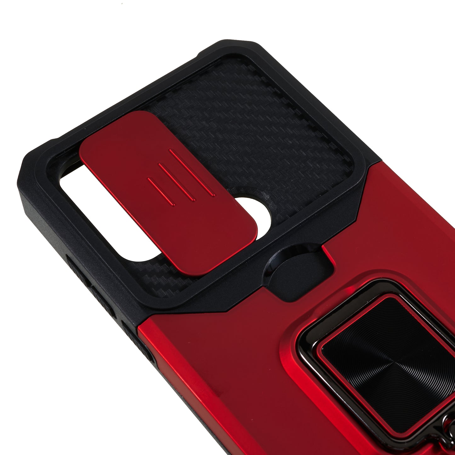 For Motorola Moto G Play (2023) 4G Kickstand Card Holder Phone Case Slide Lens Protection PC+TPU Phone Cover