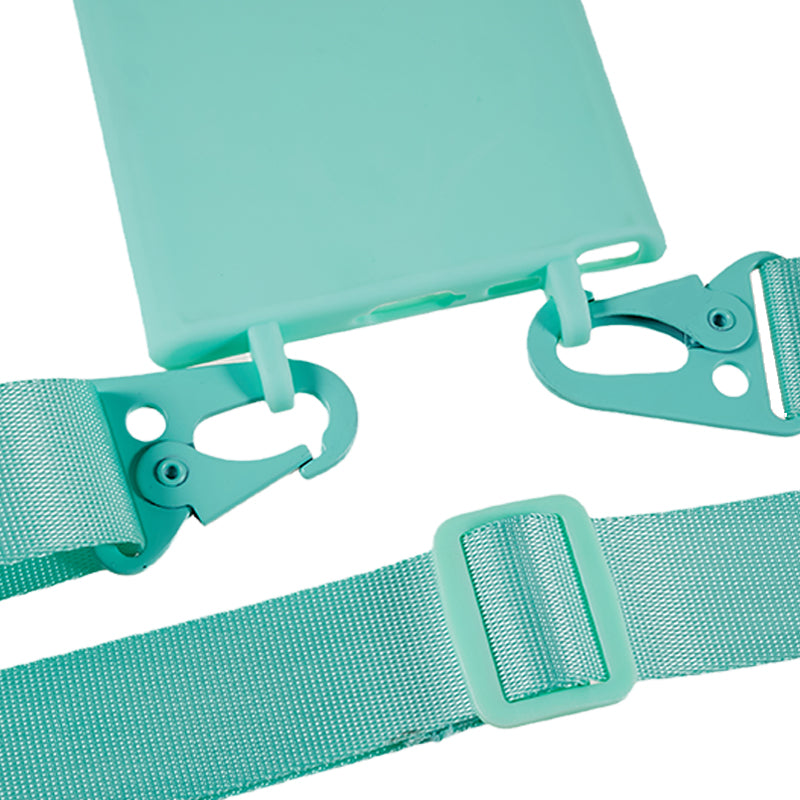 TPU Case for Samsung Galaxy S23 Ultra Matte Finish Phone Protector Cover with Wide Lanyard