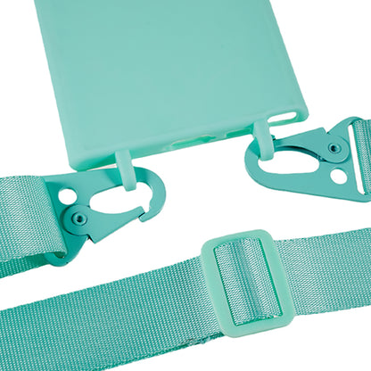 TPU Case for Samsung Galaxy S23 Ultra Matte Finish Phone Protector Cover with Wide Lanyard