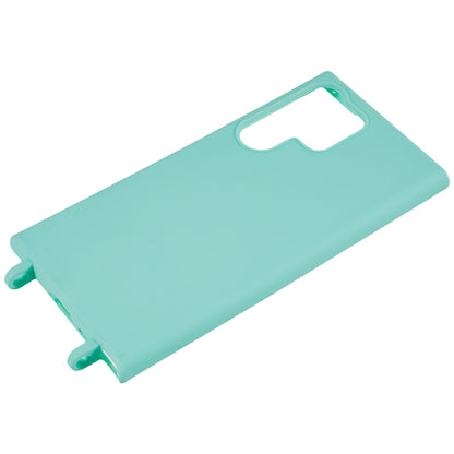 TPU Case for Samsung Galaxy S23 Ultra Matte Finish Phone Protector Cover with Wide Lanyard