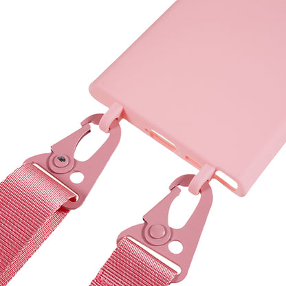 TPU Case for Samsung Galaxy S23 Ultra Matte Finish Phone Protector Cover with Wide Lanyard