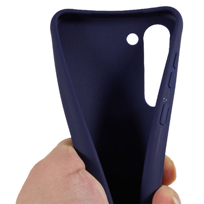 For Samsung Galaxy S23 Matte Soft TPU Case Anti-drop Phone Cover with Wide Lanyard