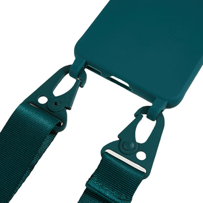 For Samsung Galaxy S23+ Soft TPU Phone Case Matte Finish Smartphone Cover with Wide Lanyard