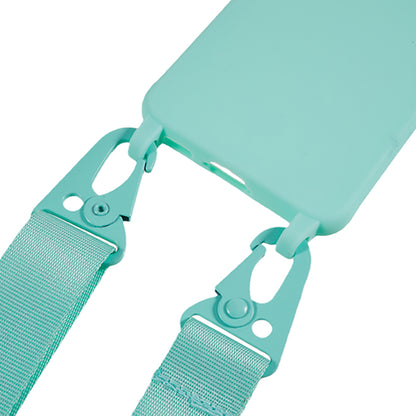 For Samsung Galaxy S23+ Soft TPU Phone Case Matte Finish Smartphone Cover with Wide Lanyard