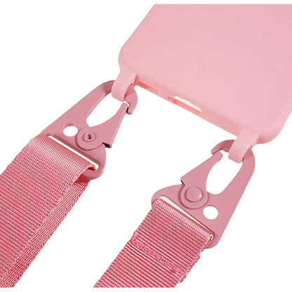 For Samsung Galaxy S23+ Soft TPU Phone Case Matte Finish Smartphone Cover with Wide Lanyard