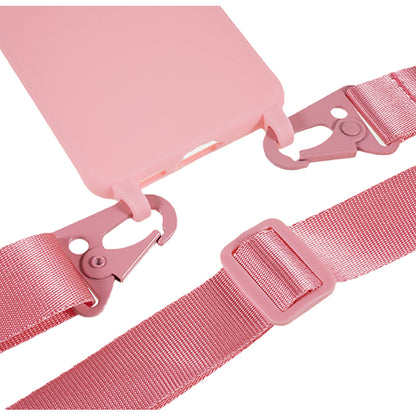 For Samsung Galaxy S23+ Soft TPU Phone Case Matte Finish Smartphone Cover with Wide Lanyard