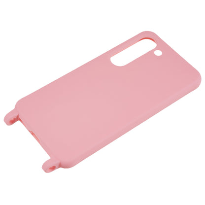 For Samsung Galaxy S23+ Soft TPU Phone Case Matte Finish Smartphone Cover with Wide Lanyard