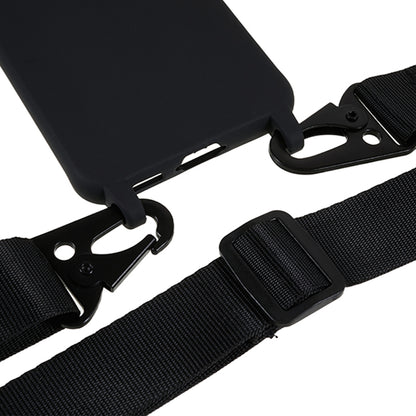 For Samsung Galaxy S23+ Soft TPU Phone Case Matte Finish Smartphone Cover with Wide Lanyard
