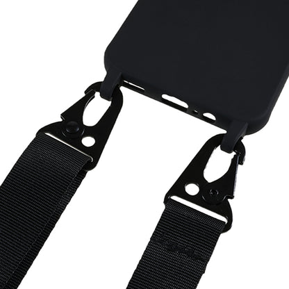 Soft TPU Phone Case for Samsung Galaxy A14 5G Matte Finish Shockproof Cover with Wide Lanyard