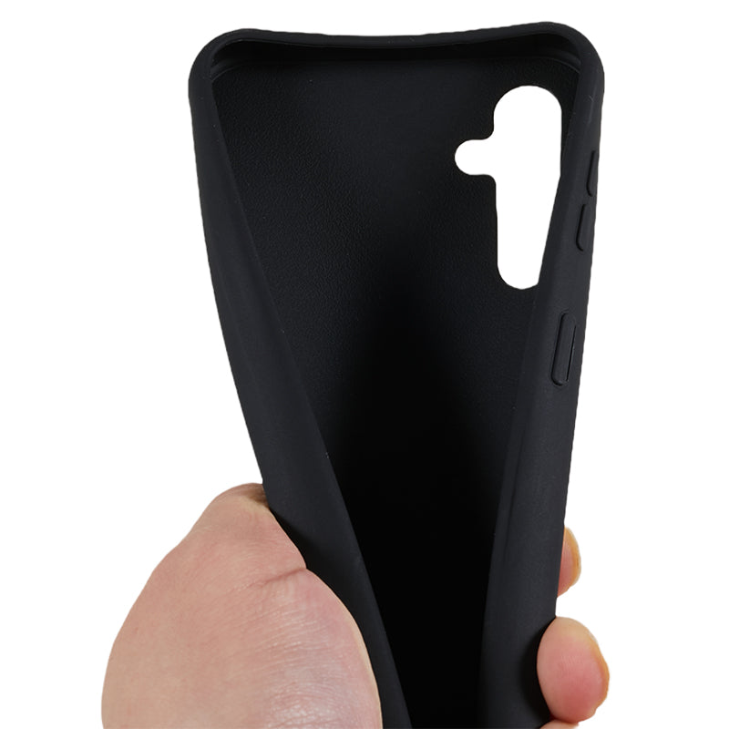 Soft TPU Phone Case for Samsung Galaxy A14 5G Matte Finish Shockproof Cover with Wide Lanyard
