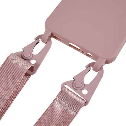 Soft TPU Phone Case for Samsung Galaxy A14 5G Matte Finish Shockproof Cover with Wide Lanyard