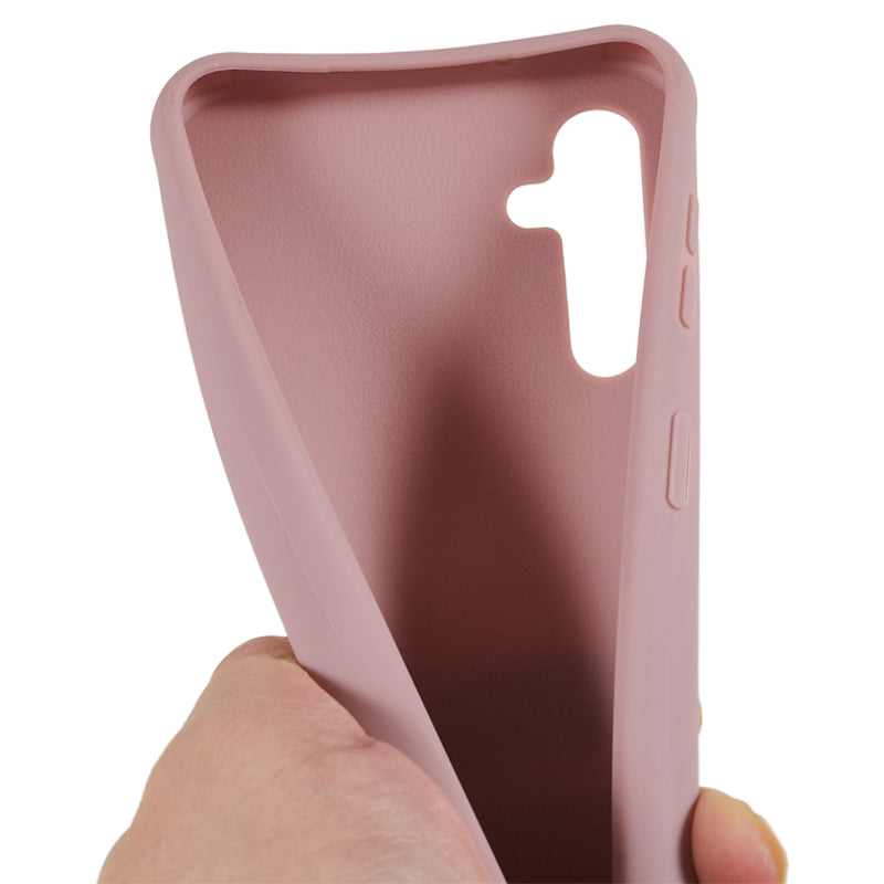 Soft TPU Phone Case for Samsung Galaxy A14 5G Matte Finish Shockproof Cover with Wide Lanyard