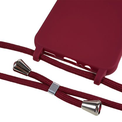 For Samsung Galaxy A14 5G TPU Protective Phone Case Fall-proof Back Cover with Lanyard