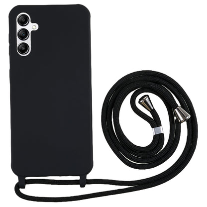 For Samsung Galaxy A14 5G TPU Protective Phone Case Fall-proof Back Cover with Lanyard
