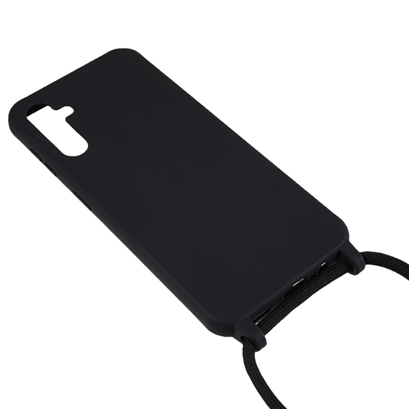 For Samsung Galaxy A14 5G TPU Protective Phone Case Fall-proof Back Cover with Lanyard