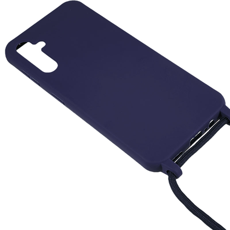 For Samsung Galaxy A14 5G TPU Protective Phone Case Fall-proof Back Cover with Lanyard