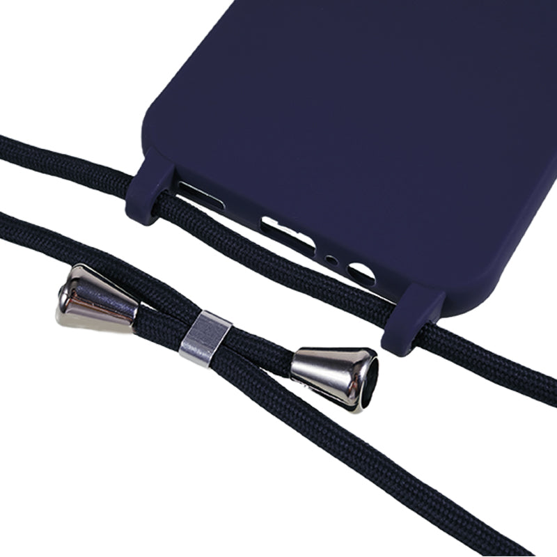 For Samsung Galaxy A14 5G TPU Protective Phone Case Fall-proof Back Cover with Lanyard